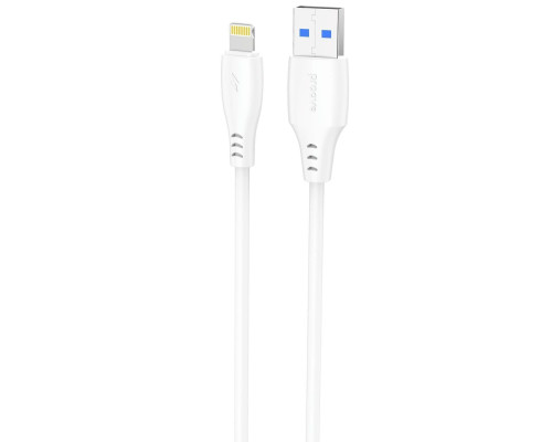 Кабель Proove Simple Silicone USB to Lightning 2.4A (2m) white 2003000244090 6901115342310