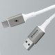 Кабель Proove Flex Metal Micro USB 2.4A (1m) white