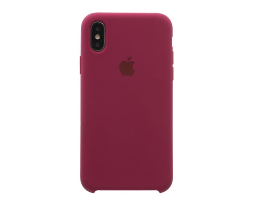 Чохол Original для iPhone X/Xs Copy Колір 37, Rose red 2000000574530