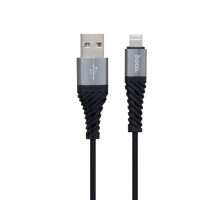 Кабель USB Hoco X38 Cool Lightning Колір Чорний 6931474710529