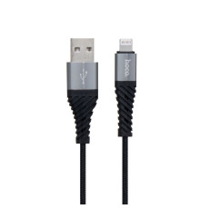 Кабель USB Hoco X38 Cool Lightning Колір Чорний 6931474710529