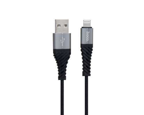 Кабель USB Hoco X38 Cool Lightning Колір Чорний 6931474710529