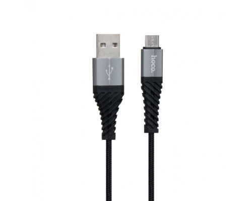 Кабель USB Hoco X38 Cool Micro Колір Чорний 6931474710543