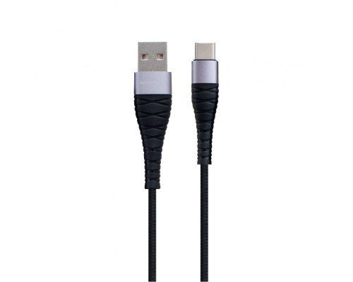 Кабель USB Borofone BX32 Munificent Type-C 1m Колір Чорний 6931474710451