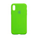 Чохол Silicone Case Full Size (AA) для iPhone Xs Max Колір 37.Rose red
