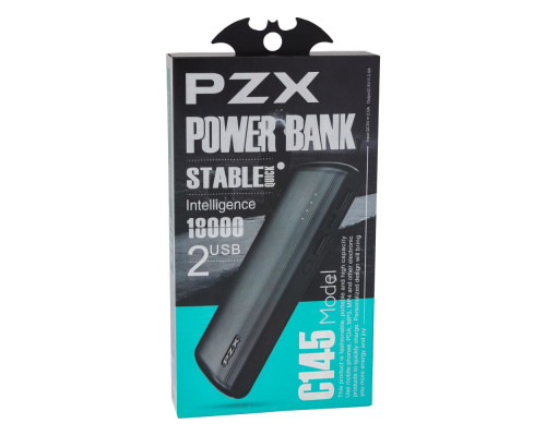 Універсальна Мобільна Батарея Power Bank Kingleen PZX C145 18000 mAh Колір Чорний