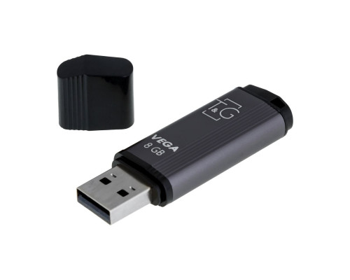 USB флеш-накопичувач T&G 8gb Vega 121 Колір Сірий