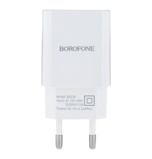 Мережевий Зарядний Пристрій Borofone BA20A Type-C 1USB 2.1A Колір Білий 6931474700742