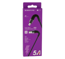 Кабель USB Borofone BX32 Munificent Type-C 1m Колір Чорний 6931474710451