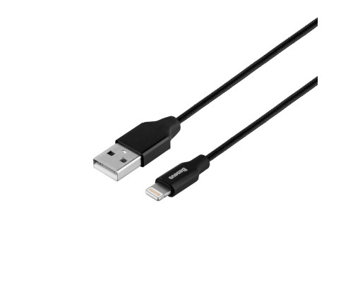 Кабель USB Baseus USB to Lightning 2A 1.2m CALYW Колір Чорний, 01