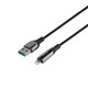 Кабель USB Hoco S51 Extreme Lightning 2.4A 1.2m Колір Чорний 6931474749215