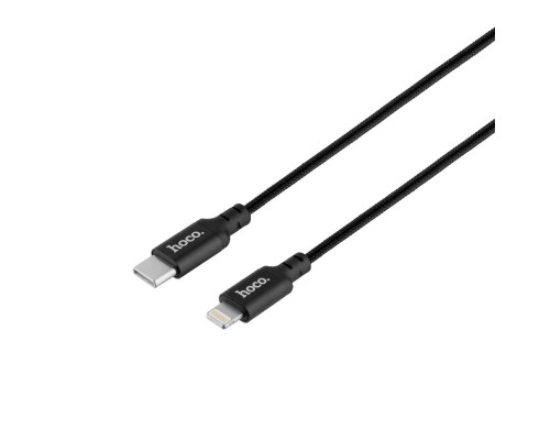 Кабель USB Hoco X14 Double Speed PD 20W Type-C to Lightning 2m Колір Чорний 6931474752208