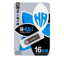USB флеш-накопичувач Hi-Rali Shuttle 16gb Колір Чорний