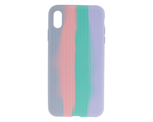 Чохол Silicone Knitted для iPhone Xs Max Copy Колір 5, Antique white