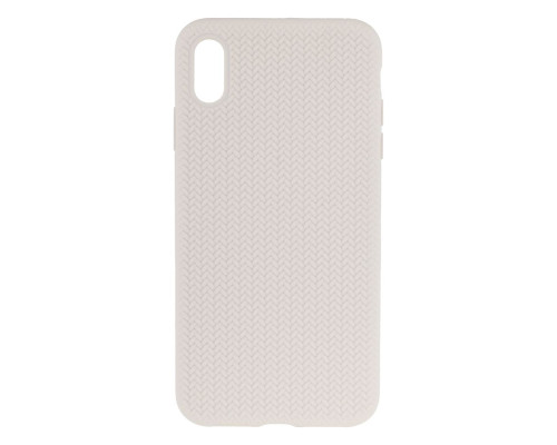 Чохол Silicone Knitted для iPhone Xs Max Copy Колір 5, Antique white