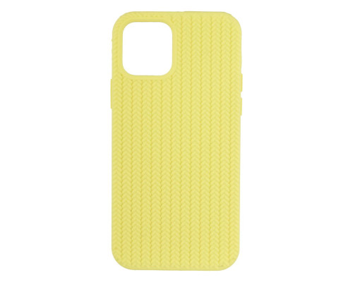 Чохол Silicone Knitted для iPhone 12/12 Pro Copy Колір 5, Antique white