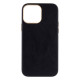 Чохол Leather Case Gold Buttons для iPhone 13 Pro Max Колір 3, Dark Blue