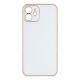 Чохол Leather Gold with Frame without Logo для iPhone 12 Колір 4, Grey