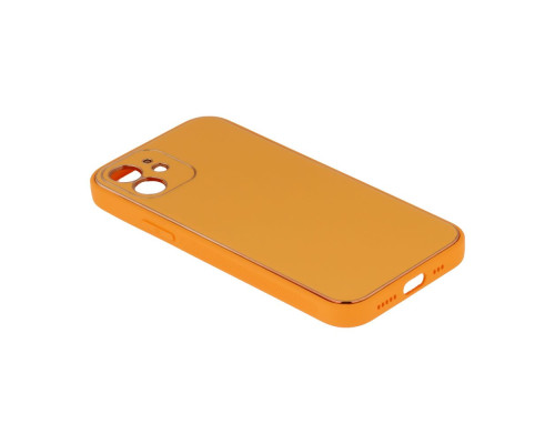 Чохол Leather Gold with Frame without Logo для iPhone 12 Колір 4, Grey