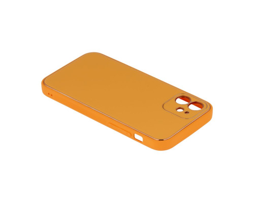 Чохол Leather Gold with Frame without Logo для iPhone 12 Колір 4, Grey