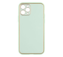 Чохол Leather Gold with Frame without Logo для iPhone 11 Pro Колір 6, Mint 2020000264750