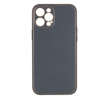 Чохол Leather Gold with Frame without Logo для iPhone 12 Pro Max Колір 4, Grey 2020000264279