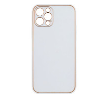 Чохол Leather Gold with Frame without Logo для iPhone 12 Pro Колір 13, White 2020000264330