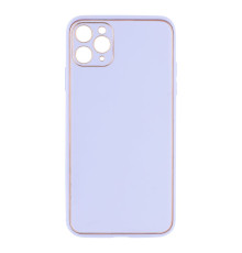 Чохол Leather Gold with Frame without Logo для iPhone 11 Pro Max Колір Lilac 2020000264576