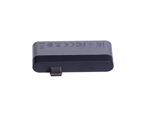 Перехідник Borofone DH2 Type-C to HDMI+USB3.0 adapter Колір Сталево-Чорний