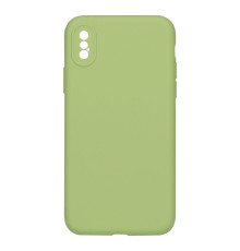 Чохол Silicone Case Full Camera no logo для iPhone X/Xs Колір 61, Avocado green 2020000293507