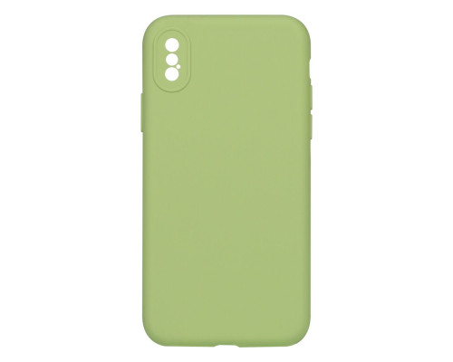 Чохол Silicone Case Full Camera no logo для iPhone X/Xs Колір 61, Avocado green 2020000293507