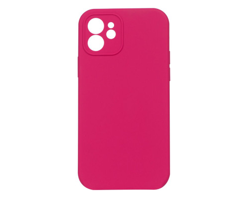 Чохол Silicone Case Full Camera no logo для iPhone 12 Колір 37, Rose red 2020000291879