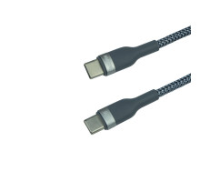 Кабель USB Remax RC-174c Sury 2 PD 100W Type-C to Type-C Колір Сталевий 6954851208365