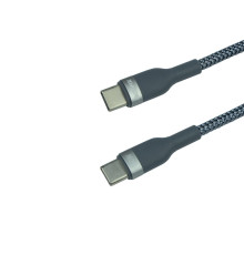 Кабель USB Remax RC-174c Sury 2 PD 100W Type-C to Type-C Колір Сталевий 6954851208365