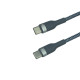 Кабель USB Remax RC-174c Sury 2 PD 100W Type-C to Type-C Колір Сталевий