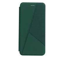 Чохол-книжка кожа Twist для Samsung Galaxy A03s Колір 3, Dark Green 2020000307242