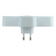 Мережевий Перехідник із Нічником LDNIO SC2311 1 Type-C PD/ 2 USB QC/ 2 PSocket/ Led lamp Колір White