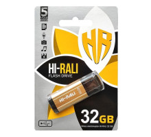 USB флеш-накопичувач Hi-Rali Stark 32gb Колір Сталевий