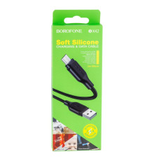 Кабель USB Borofone BX42 Silicone Micro Мятая упаковка Колір Бiлий