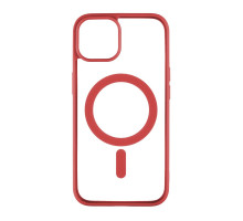 Чохол TPU Color with Magsafe для iPhone 14 Колір 01, Red 2020000325857