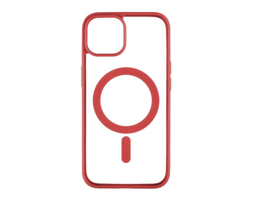 Чохол TPU Color with Magsafe для iPhone 14 Колір 01, Red 2020000325857