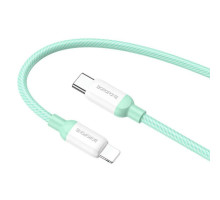 Кабель USB Borofone BX68 PD20W Type C to Lightning 2M Колір Зелений 6974443383515