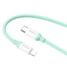 Кабель USB Borofone BX68 PD20W Type C to Lightning 2M Колір Зелений 6974443383515