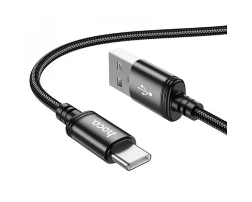 Кабель USB Hoco X89 Wind Type-C 3A Колір Чорний 6931474784360