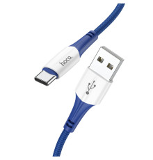 Кабель USB Hoco X70 Ferry Type-C 3A Колір Синiй 6931474760500