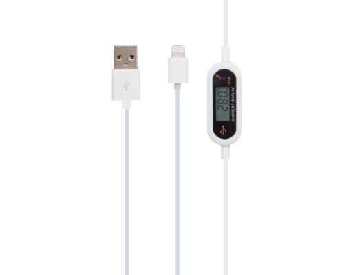 Кабель USB Cable Kinrs Iphone 5S Lightning V2 Колір Білий 2020000333524