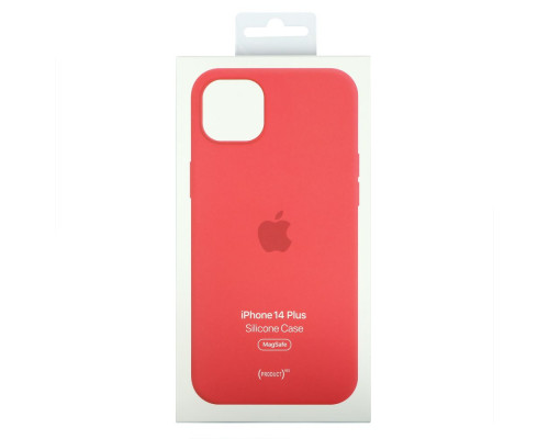 Чохол Silicone Case with MagSafe для iPhone 14 Plus Колір 03.Chalk Pink