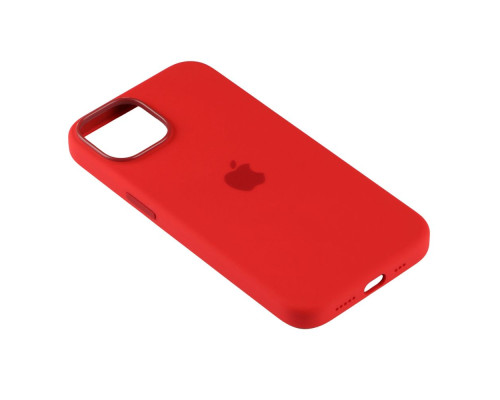 Чохол Silicone Case with MagSafe для iPhone 14 Колір 10.Оливковий