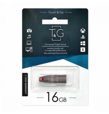 USB флеш-накопичувач T&G 16gb Chrome 115 Колір Сталевий