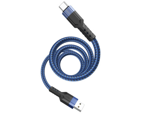 Кабель USB Hoco U110 Type-C 1.2m Колір Синій